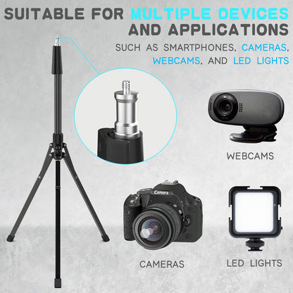 UBeesize 92" Phone Tripod with Gooseneck & Remote