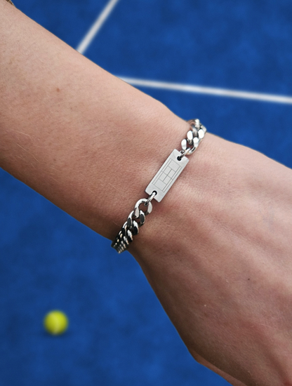 Tennis cuban link bracelet - Stainless Steel