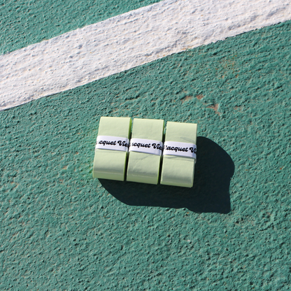 Racquet View overgrip green - superior tackiness for tennis and pickleball racquets