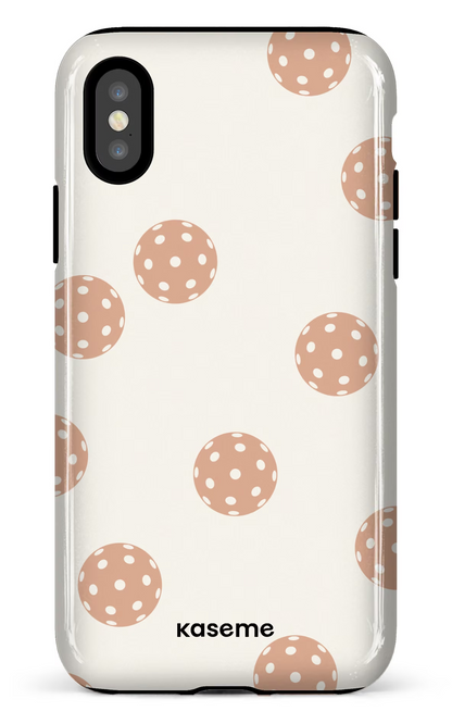 Pickleball crème et terracotta