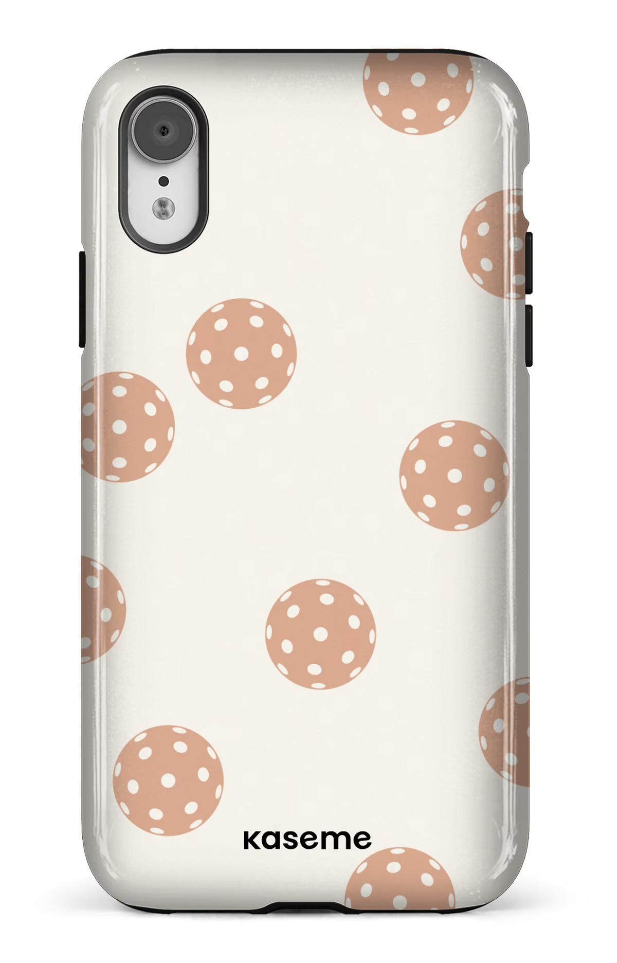 Pickleball crème et terracotta