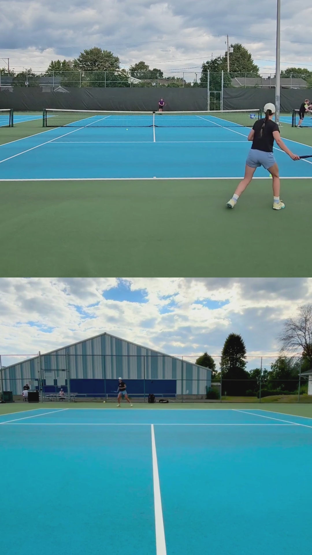 tennis phone holder recorder