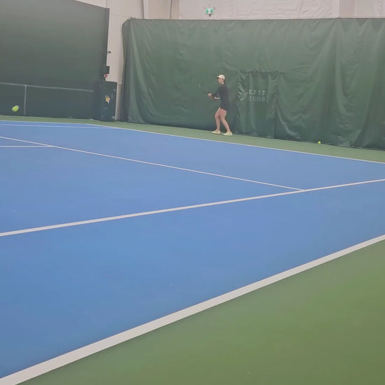 tennis phone recorder with water bottle