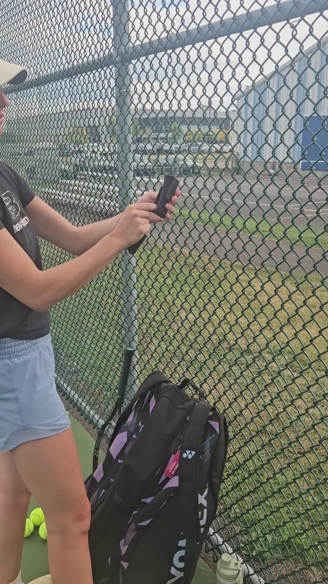 tennis pickleball phone holder