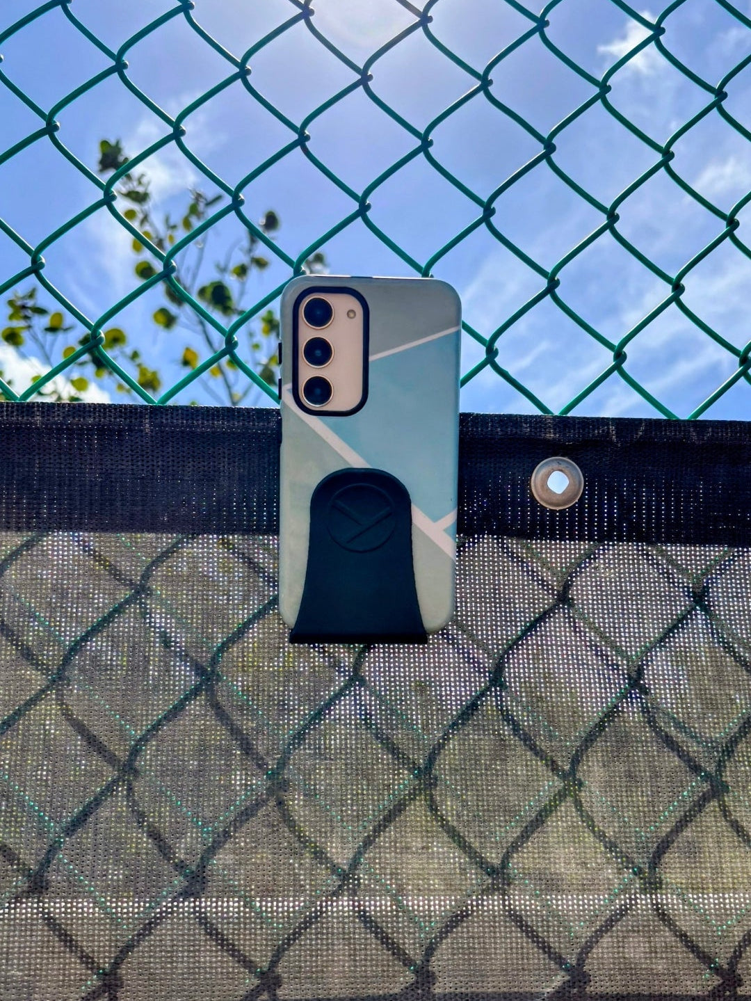 Racquet View phone mount