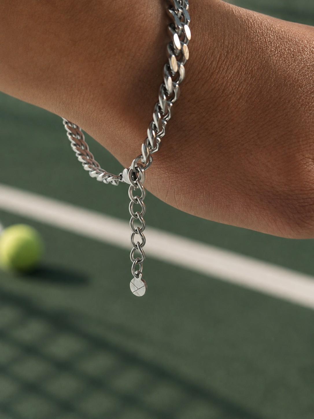 Tennis cuban link bracelet - Stainless Steel